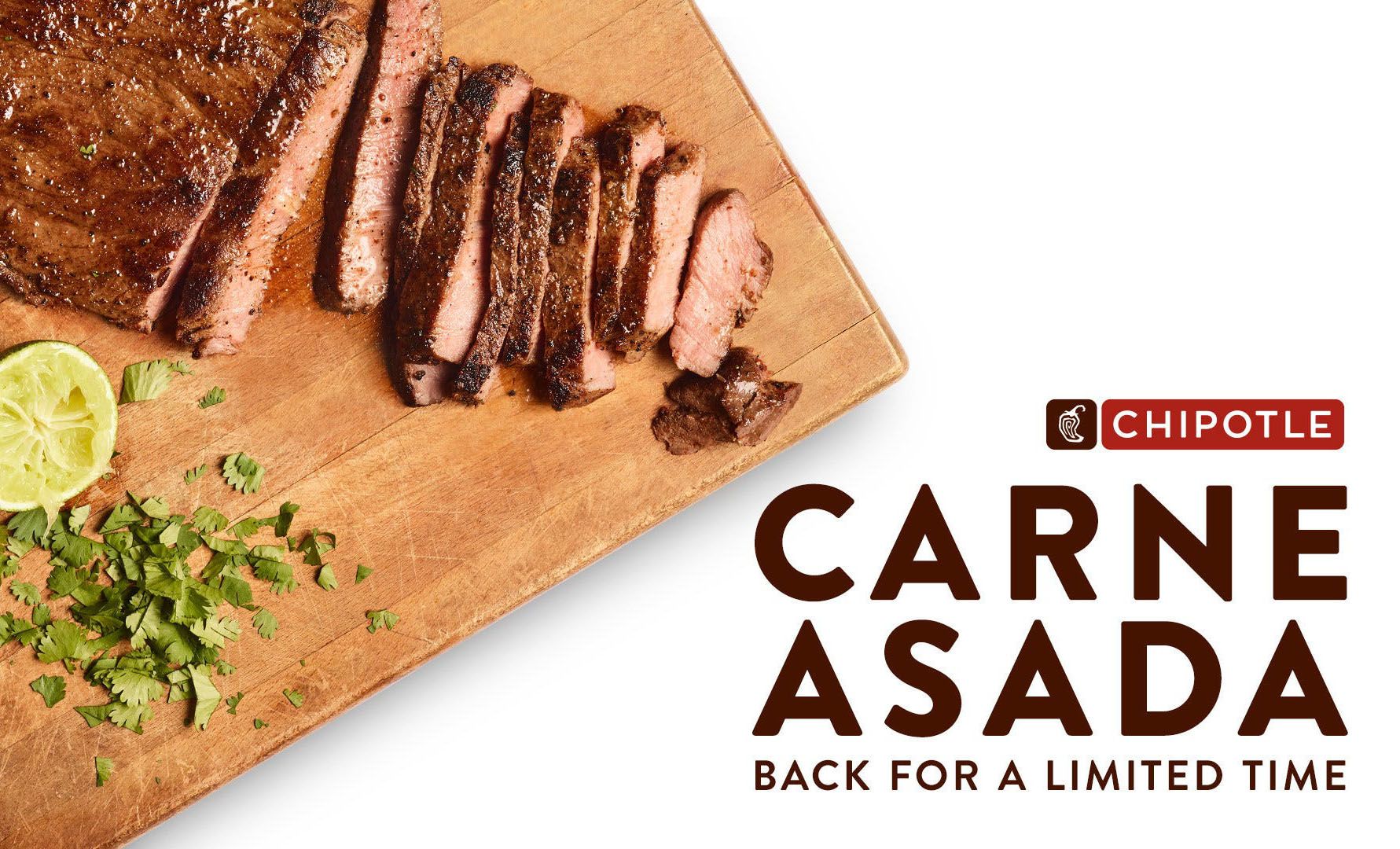 Carne Asada Back by Popular Demand at Select Chipotle Restaurants