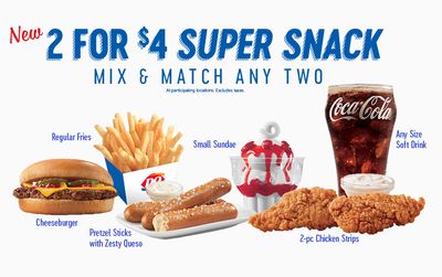 Save Big with the 2 for $4 Super Snack Menu Every Day at Dairy Queen 