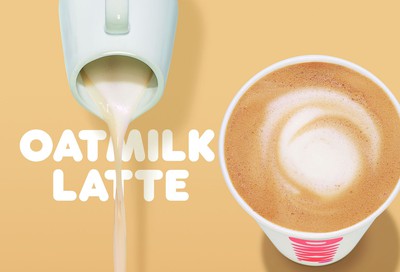 Non-Dairy Milk Substitute Now Offered with Nationwide Oatmilk Launch at Dunkin' Donuts 