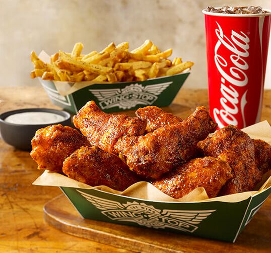 Wingstop's Most Popular Large 10 Piece Wing Combo Available Now