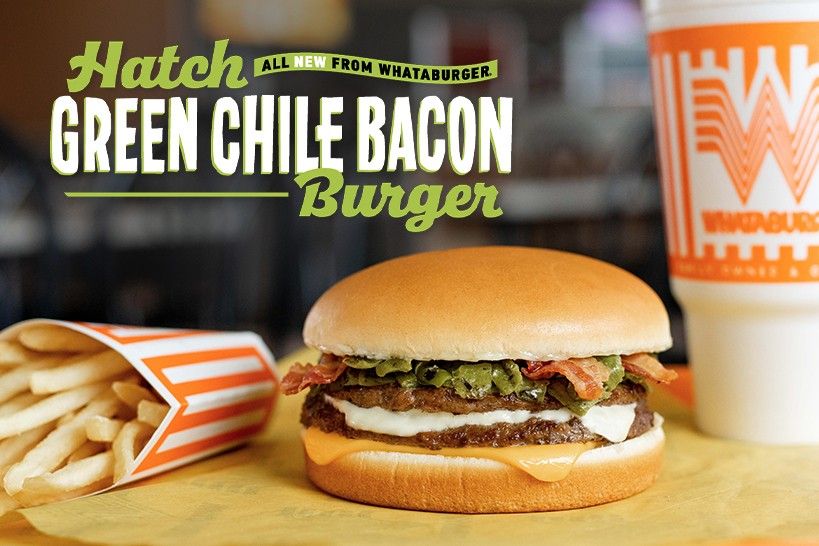 Limited Time Hatch Green Chili Bacon Burger Introduced at Whataburger Limited Time Hatch Green Chili Bacon Burger Introduced at Whataburger