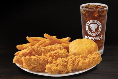 $6.00 3 Chicken Tenders Combo Online Offer Introduced Exclusively at Popeyes 