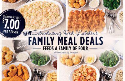 More Chicken Breast, Fish Fry and Salmon Family Meal Deals Starting at $7 a Person Introduced at Red Lobster