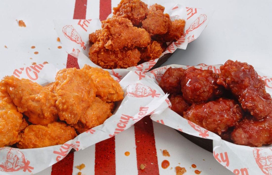 For a Limited Time Only Kentucky Fried Wings in Buffalo, Honey BBQ and Nashville Hot Flavors Offered at Kentucky Fried Chicken For a Limited Time Only Kentucky Fried Wings in Buffalo, Honey BBQ and Nashville Hot Flavors Offered at Kentucky Fried Chicken