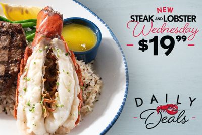 Red Lobster Switches to a New Daily Deal on Wednesdays: Introducing $19.99 Steak & Lobster Wednesdays