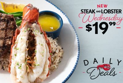 Red Lobster Switches to a New Daily Deal on Wednesdays: Introducing $19.99 Steak & Lobster Wednesdays