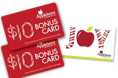 Get a Free $10 Applebee's Gift Card when you Give a $50 Applebee's Gift Card