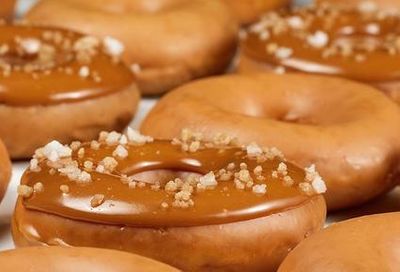 Krispy Kreme Launches Limited Time Only Caramel Glazed and Salted Double Caramel Doughnuts