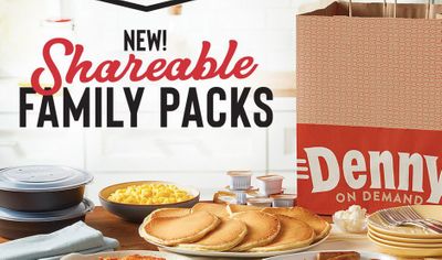 Denny's Introduces their New Family Packs Featuring Grand Slams, Cheeseburgers, Chicken Tenders & More