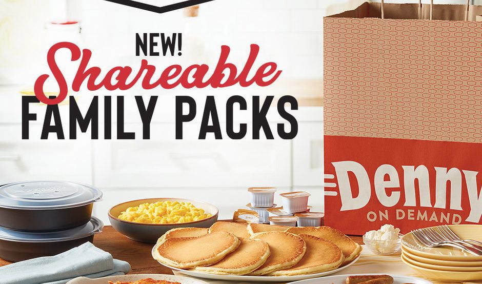 Denny's Introduces their New Family Packs Featuring Grand Slams, Cheeseburgers, Chicken Tenders & More