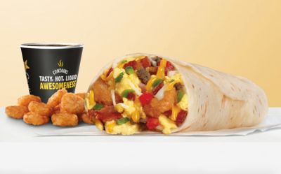 New Loaded Breakfast Burrito Featured on the Carl's Jr. Breakfast Menu