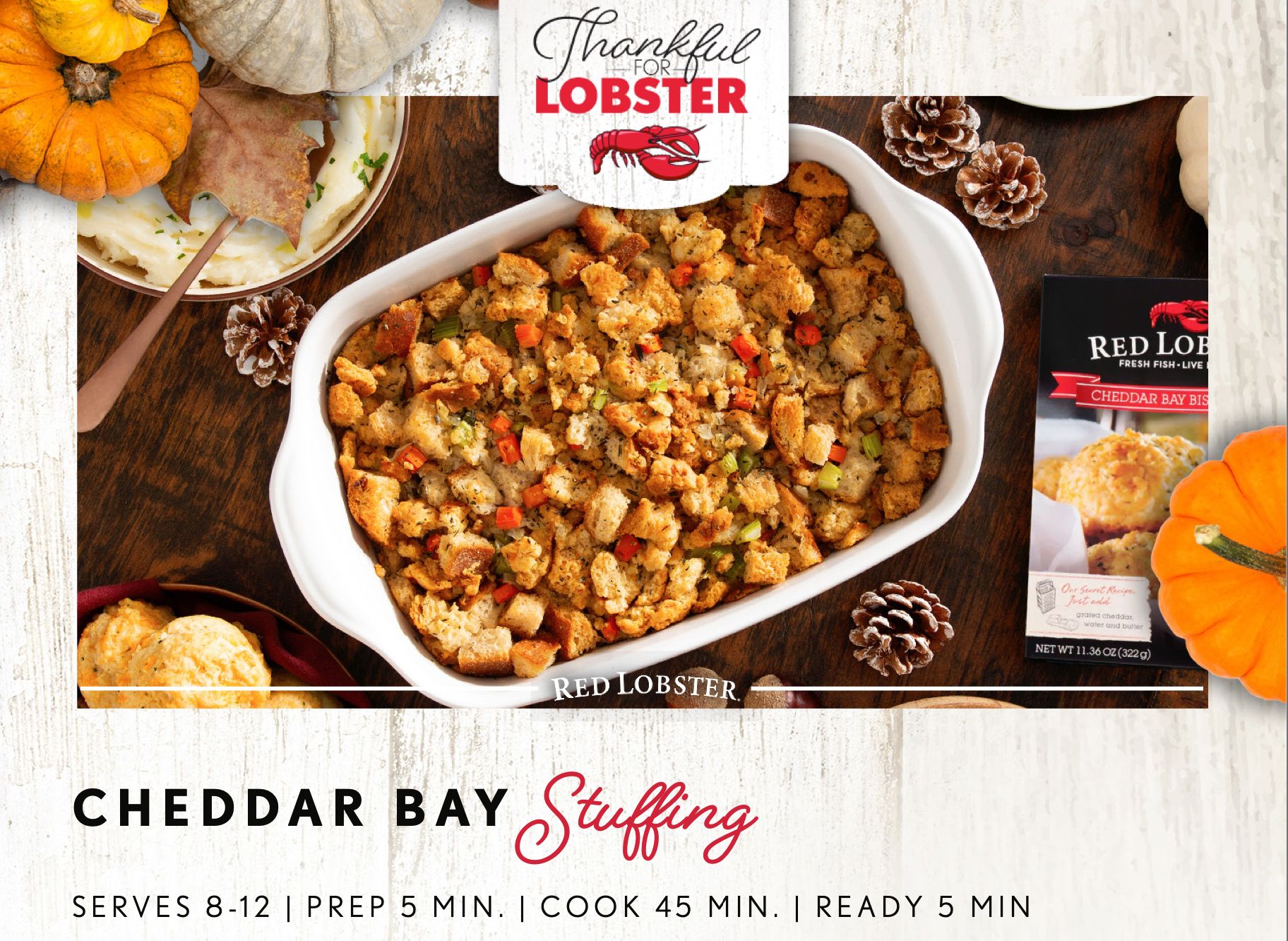 Free Festive Gifts: Red Lobster Gives Away Online Cheddar Bay Recipes and Coloring Pages