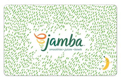 Spend $30 on E-Gift Cards with Jamba and Get $10 in Jamba Reward Cards for Free