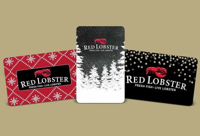 Get 10% Off Online Red Lobster Gift Card Purchases Over $100 and Receive Bonus $10 Red Lobster Coupons