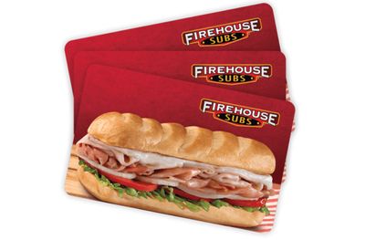 Get a Free Medium Sub When You Purchase a $15+ Gift Card at Firehouse Subs In-Store or Online