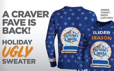 New Holiday Merch Arrives at White Castle's House of Crave Online Store