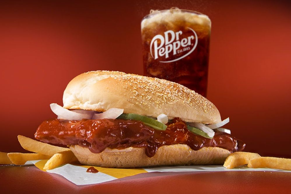 The McRib Sandwich is Back for a Limited Time Only at McDonald's The McRib Sandwich is Back for a Limited Time Only at McDonald's