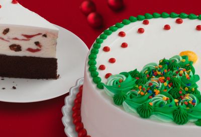 New Rosette Christmas Tree Cakes Roll out for the Holidays at Baskin-Robbins