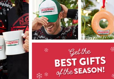 Krispy Kreme Celebrates the Holidays with Festive New Merch Available Online
