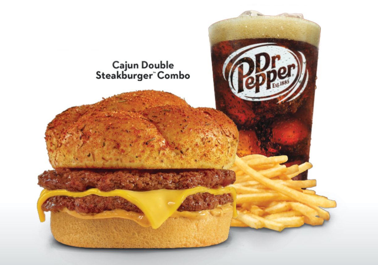 Select Steak 'n Shake Restaurants are Again Offering the Cajun Double Steakburger Select Steak 'n Shake Restaurants are Again Offering the Cajun Double Steakburger