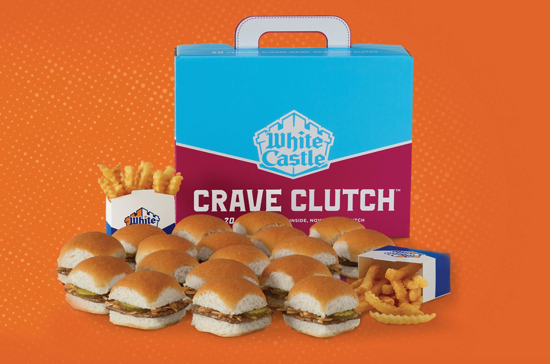 Get the New Crave Clutch with a Feast of Sliders and Fries at White Castle