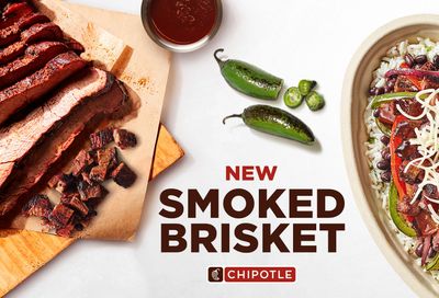 Select Chipotle Restaurants will be Testing Out a New Smoked Beef Brisket for a Limited Time