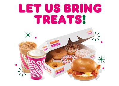 DD Rewards Members at Dunkin' Donuts will Receive $5 Off their Next $12+ Order with Uber Eats