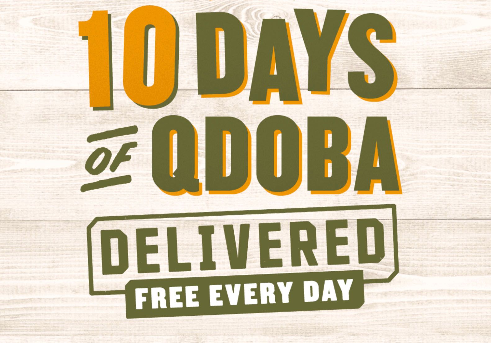 QDOBA Mexican Eats Offers Customers Free Delivery with Online or In-app Orders Through to December 20 QDOBA Mexican Eats Offers Customers Free Delivery with Online or In-app Orders Through to December 20