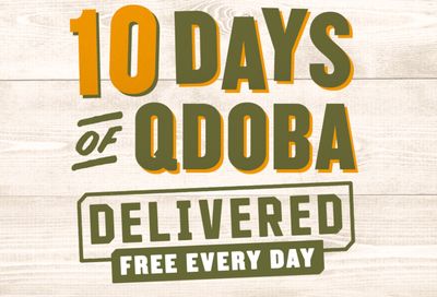 QDOBA Mexican Eats Offers Customers Free Delivery with Online or In-app Orders Through to December 20