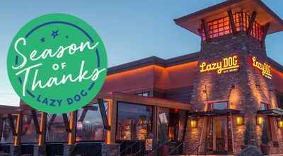 "Season of Thanks" Kicks Off at the Lazy Dog Restaurant & Bar with Weekly Deals and Give Aways to the End of January