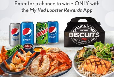 Enter to Win Red Lobster for a Year with In-app Orders for a Limited Time