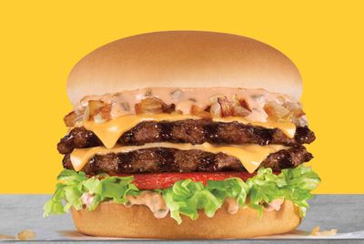 Spend $20 or More on an Uber Eats Order at Carl's Jr. and Get a Free California Classic Double Cheeseburger 