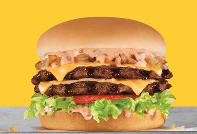 Spend $20 or More on an Uber Eats Order at Carl's Jr. and Get a Free California Classic Double Cheeseburger 