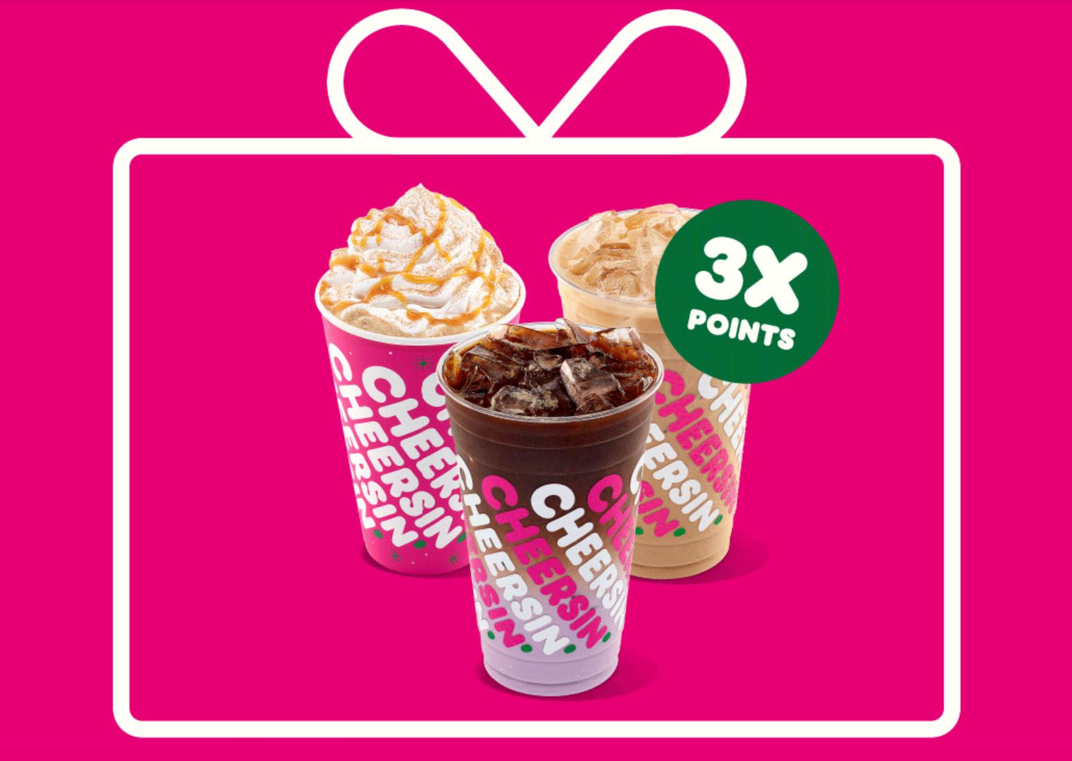 December 28 Only: DD Perks Members Will Receive 3x the Points on all Espresso Drinks December 28 Only: DD Perks Members Will Receive 3x the Points on all Espresso Drinks