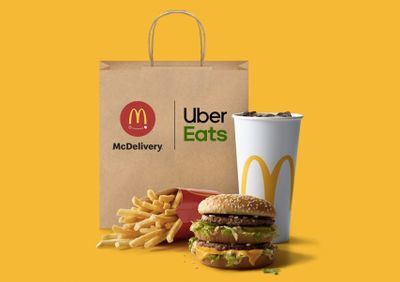 Four Days Only: Get a $0 Delivery Fee on $20+ McDonald's Orders with Uber Eats from December 31 to January 3 