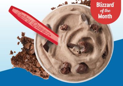 Dairy Queen Reintroduces the Brownie Dough Blizzard as the New DQ Blizzard of the Month