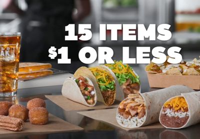 Find Big Savings with Del's Dollar Deals Menu at Del Taco: Tacos, Burritos & More All for $1 or Less
