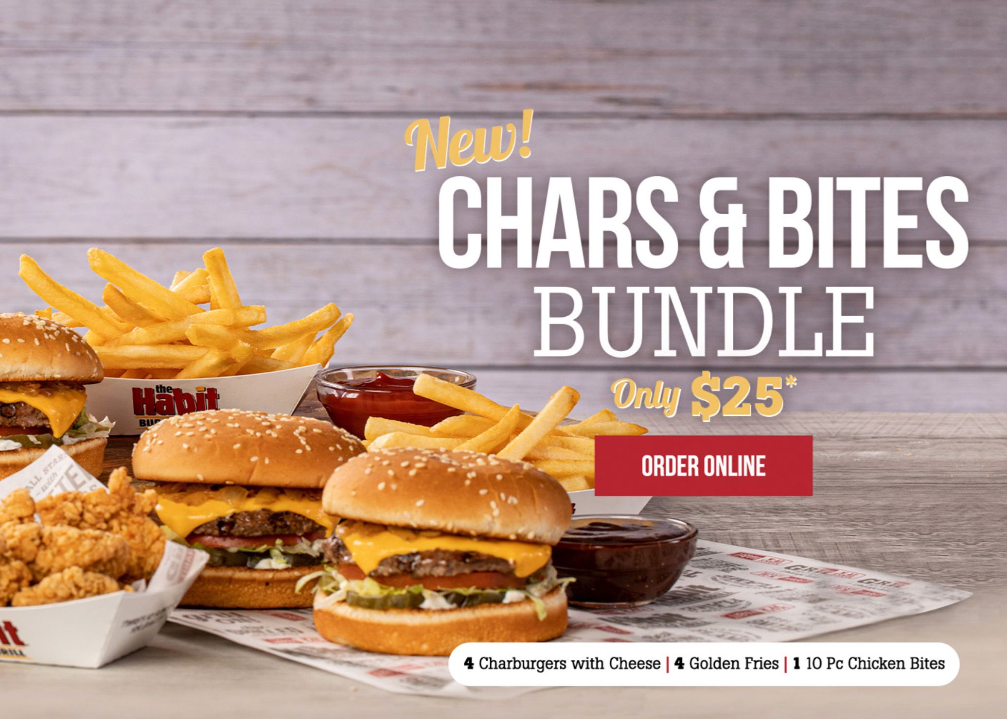 New 25 Chars Bites Bundle Arrives At The Habit Burger Grill With Burgers Fries New 25 Chars Bites Bundle Arrives At The Habit Burger Grill With Burgers Fries