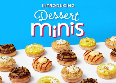 Krispy Kreme Rolls Out a New Dessert Minis Collection for a Limited Time Only