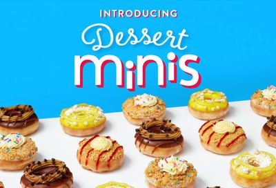 Krispy Kreme Rolls Out a New Dessert Minis Collection for a Limited Time Only