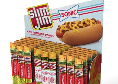 Slim Jim and Sonic Drive-in Partner to Present the New Chili Cheese Coney-flavoured Slim Jim