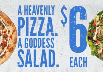 MOD Rewards Members Can Get the New Flash MOD Pizza and Salad for Only $6 Through to January 17 