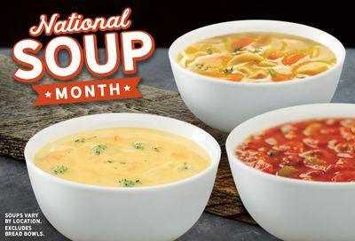 Quiznos Dishes Up $1 Bowls of Soup with an 8 Inch Sub Purchase Through to January 23