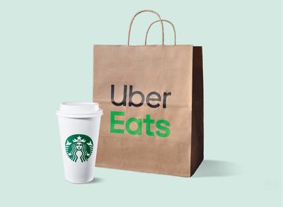 Enjoy a $0 Delivery Fee on Your First $15+ Uber Eats Order at Starbucks
