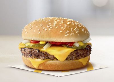 January 21 Only: Receive a $0.25 Cheeseburger with an In-app $1 Minimum Purchase at McDonald's