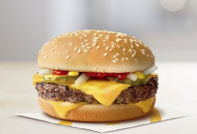 January 21 Only: Receive a $0.25 Cheeseburger with an In-app $1 Minimum Purchase at McDonald's