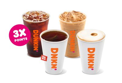 On January 22 Only, DD Perks Members Will Collect Triple the Points at Dunkin' Donuts with Hot or Cold Drink Purchases