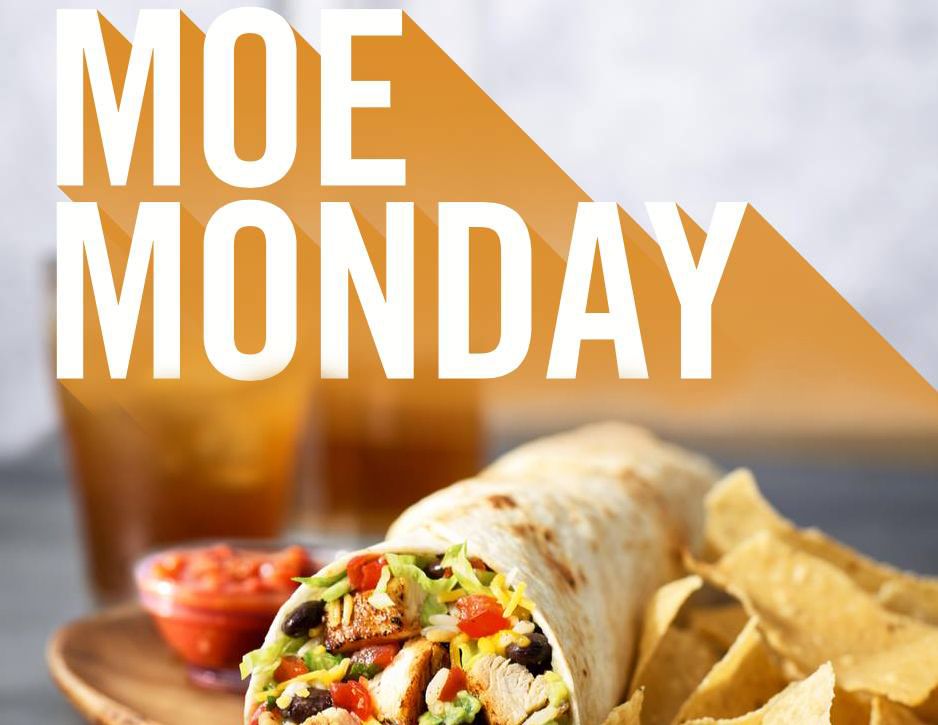 Save on Burrito or Bowl Combos with the Moe Monday Discount Every