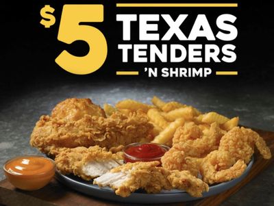 Church's Chicken Introduces the New $5 Texas Tenders 'N Shrimp Meal