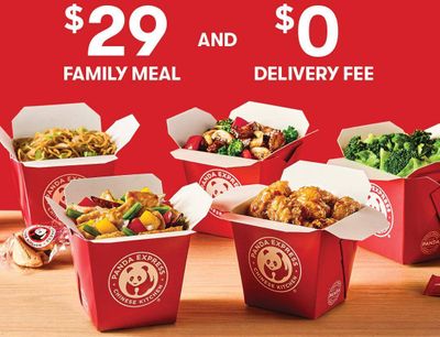 Through to February 7, Get a $29 Family Meal with a $0 Delivery Fee From Panda Express (Online Only)